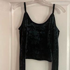 PACSUN (Kendall + Kylie) cropped, open shoulder top